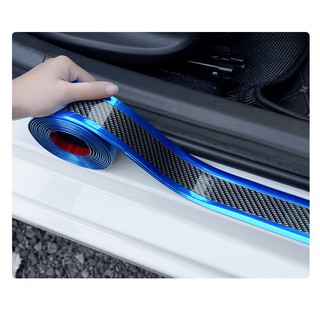 【Fast delivery】5cm*1M Car Stickers Rubber Door Sill Protector Car Anti-collision strip CB066 (4)