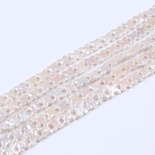 13*14mm H shape irregulare pearl freshwater pearl strands for diy jewrlry making