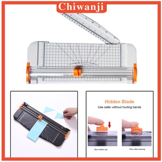 [CHIWANJI] A4 Paper Trimmer with Side Ruler with Security Blade Tool for Cut