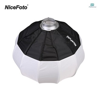 MallCenter NiceFoto 50cm/20inch Foldable Lantern Style Softbox Ball Shape Soft Box with Bowens Mount Quick-Install Portable for Speedlite Studio Strobe Flash Light