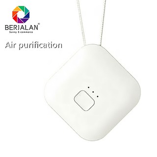 Berjalan USB Portable Personal Wearable Necklace Air Purifier