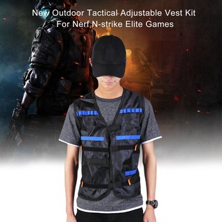 Tactical Adjustable Vest Kit For Nerf N-strike Elite Games