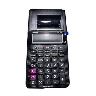 CASIO HR-8RC-BK Reprint &Check Function Printing Calculator