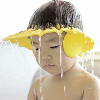 ❍♣BLOS Adjustable Soft Baby Shampoo Cap Baby Care Shower Cap