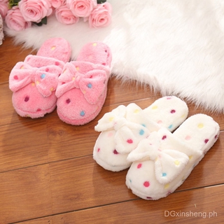 ✿Prefered✿ Cute Lovely Home Slippers Cotton Slippers Anti-slip Sole Indoor Slippers For Women (9)