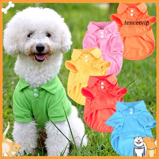 【Vip】Cute Pet Puppy Shirt Small Dog Cat Pet Clothes Costume Apparel T-Shirt