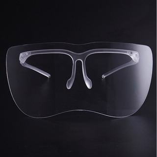 Fashion Face Shield Anti-virus Oversized Acrylic Sun Visor Half Eye Shield Eyeglasses Unisex Mask (6)
