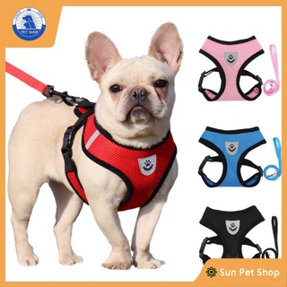 Pet Chest Harness Traction Rope Teddy Breathable Puppy Chest Back Traction Dog Rope Pet Supplies Dog Harness Dog Leash