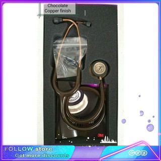 Classic Iİİ 3M Littmann Stethoscope (Adult + Pedia) Chocolate Copper Finishmonitor
