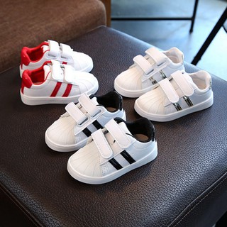 0.5-6Y Toddler Boy Girl Breathable Leather Sneakers Kids Lightweight Walking Shoes