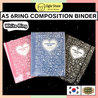 stickers☎A5 Korean Photo Card 6Ring Binder Album Sticker Book Refill File Sleeve PVC Cover Korea Gli