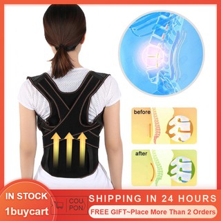 Body Posture Corrector Lumbar Shoulder Back Support Brace