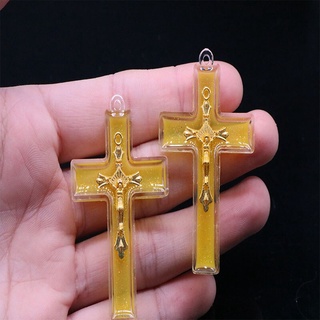 1pcs New Catholic Gold Jesus Cross Medal. Catholic Gold Jesus Cross Pendant Medal