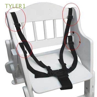 TYLER1 Hot Sale Baby Black Stroller Safety Belt Harness Universal Kid Strap Belts 5-Point Belts Chair/Multicolor