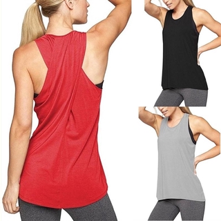 Women Fitness Sports Vest Fashion Casual Cross Yoga Vest Tank Top
