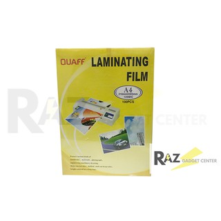 Quaff Laminating Film A4 Size 216mm x 303mm 125 Micron 100 sheets / pack