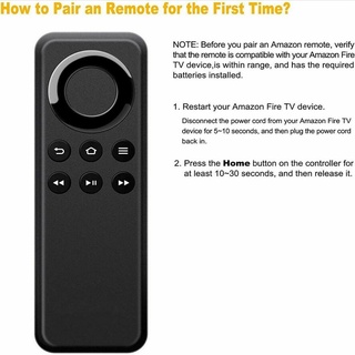 ELECTROFUNKY / Smart Remote Control Replacement, Suitable for Amazon Fire Stick TV Streaming Media Player Box CV98LM Remote Control Replacement (3)