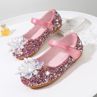 Girls Frozen Princess Elsa Shoes Party Princess Sandals Sequin Shoes Anna Shoes Casual Shoes Formal Shoes