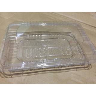 100pcs/Pack Clear RECTANGULAR Clamshell Container Plastic Box LIMITED SALE!!