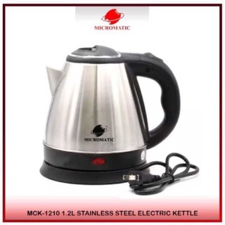 Micromatic MCK-1210 stainless steel Electric Kettle 1.2L
