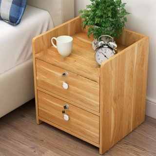 ✲☋✕Amaia Furniture Wood Drawer Cabinet Bed Side Table 43 By 30 Cm