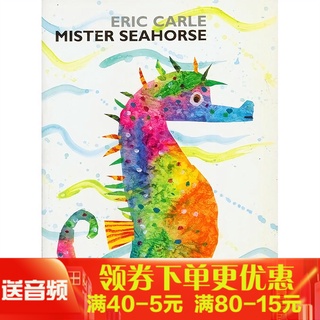 ☋☜Mister Seahorse EricCarle English English Picture Book Picture Book Enlightenment Picture Book