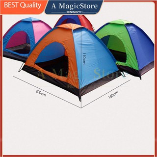2/4/6/8 Person manual Pop Up Outdoor Family Camping Tent Easy Open Camp Tents