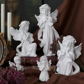 Mini Nordic Angel David Miniature Vintage Greek Mythology Figurine Famous Sculpture Desktop Decor