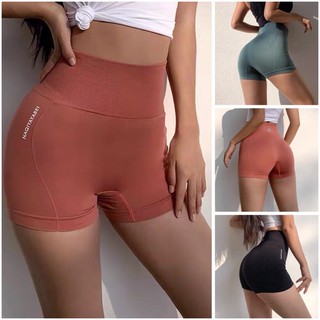 Women's Sports Yoga Stretchable Quick Drying Fitness Short Thin High Waist