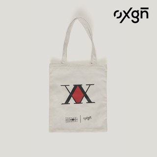 man bagOXGN Men's HunterxHunter Hunter Association Graphic Tote Bag (Cream)bag for men