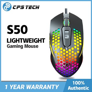 CPSTECH Hollow DesignIlluminated RGB Gaming Mouse Mice for FPS and RPG games like PU