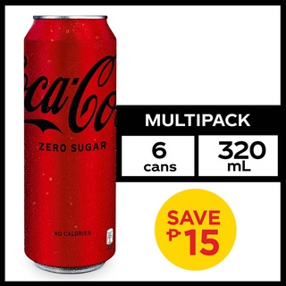 Coca-Cola Zero Sugar 320mL Save Php 15 Multipack