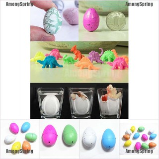 AmongSpring❥ 1X Trumpet Funny Magic Growing Hatching Dinosaur Eggs Christmas Child Toy Gifts