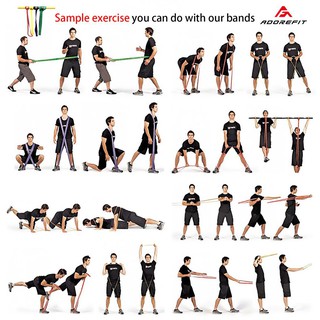 COS MALL Pull Up Assist Resistance Band Exercise Loop Bands - Sold Separately (4)