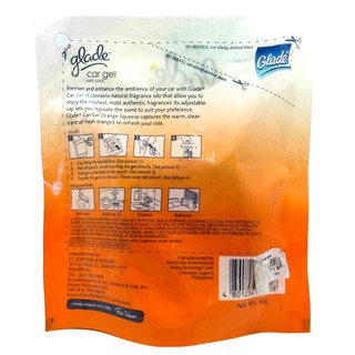 Glade Car Gel Refill Pack (Orange Squeeze) (3)