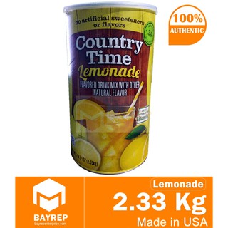 Country Time Lemonade Powder Flavor Drink Mix Juice 5 LB | Gluten-free | Makes 34 Quarts