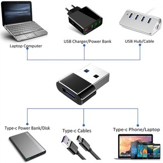 VOLL-USB Male To Type-c Female Mini Adapter Laptop USB-a Plug To USB-c Port Portable Converter (6)