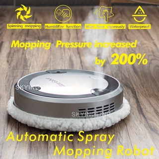 A8 Household Automatic Mopping Machine Sweeper Wireless Floor Cleaning Robot For Home Office Machine Floor Cleaning Robot Humidifier spray