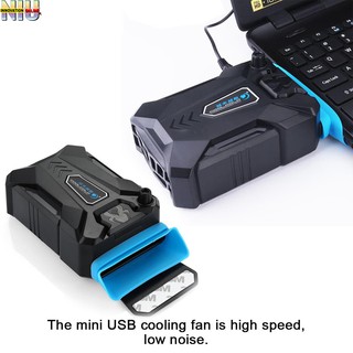 Ice Troll Cooler Laptop Exhaust Mini Cooler Vacuum Fan USB Cooler (Black)