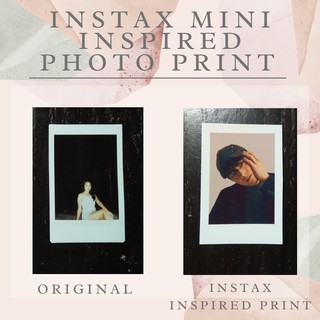 Instax Mini Inspired Photo Print