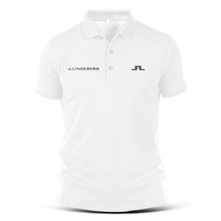 J.Lindeberg Golf JL Wood Iron Driver Wedge Sand Putter Men's Polo T Shirt