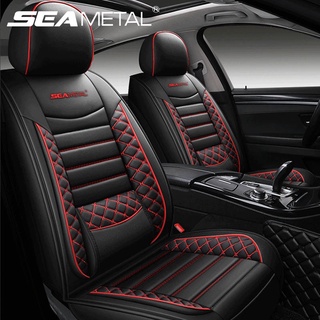 SEAMETAL Car Seat Cover Universal Leather Cushion Protector