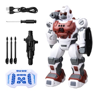 RC Robot Smart robot toy Spray Police Robot with Gesture Sensing Automatic Demonstration Singing