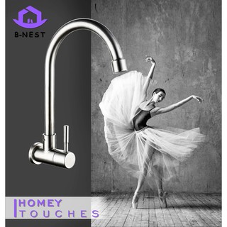 B-NEST faucet stainless steel 304 faucet and solid brass kitchen faucet