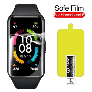 Soft TPU HD Clear Protective Hydrogel Film for Huawei Band 6 Smart Watch Screen Protector