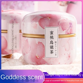 Spot۩Peach oolong tea bag white peach oolong tea fruit wax gourd lotus leaf Japan receives health te