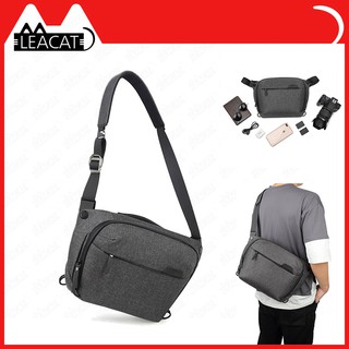 Ready Stock【 Leacat 】 Professional SLR Camera Bag Portable Messenger Shoulder Waterproof Photography Waist Bag
