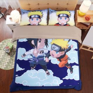 Japan Anime Naruto Bedding Set Duvet/Quilt Cover Pillowcases (3)