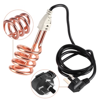 [Ready Stock] 2200W Portable Immersion Electric Heater Boiler Water Heating Element Travel Use 220V