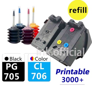 30ml ink refill For Canon PG 705 CL 706 Ink Cartridge for PIXMA200